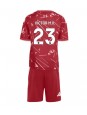 Liverpool Victor Munoz #23 Domácí dres pro děti 2026-27 Krátký Rukáv (+ trenýrky)